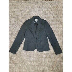 Jules & Leopold Womens Grey Blazer Size Medium One Button Two Pockets